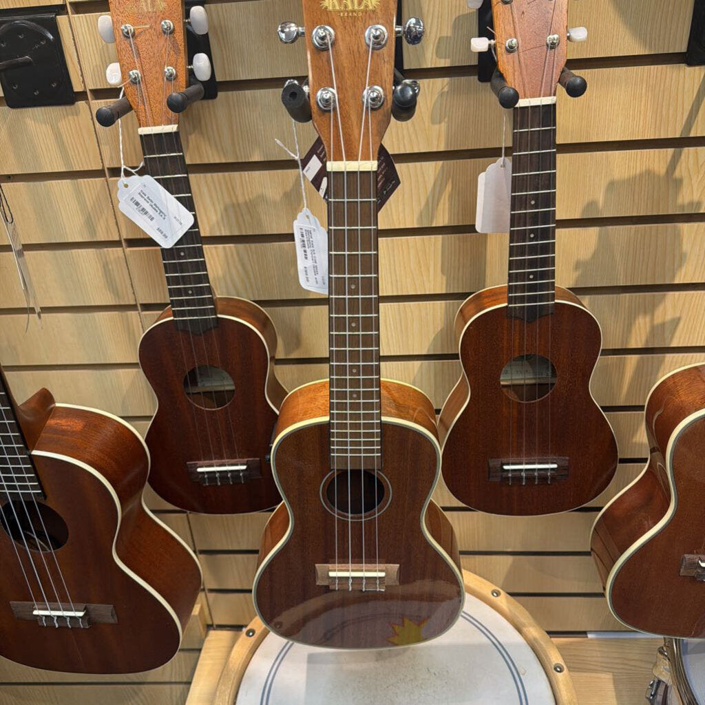 NEW Kala KA-CGE Gloss Mahogany Acoustic-Electric Concert Ukulele