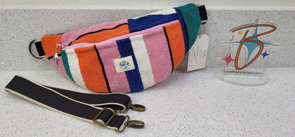 MENDED WING - Vtg Herbs & Spices Towel Purse Adjustable Crossbody