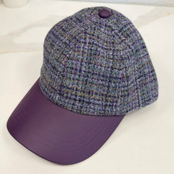 Rosalie Harris Tweed Baseball Cap - Thistle