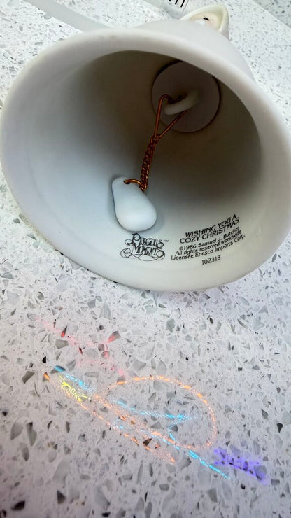 1986 WISHING YOU A COZY CHRISTMAS BELL