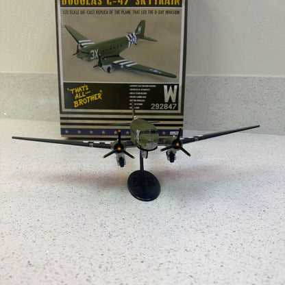 Diecast Douglas C-47 Skytrain Model Airplane – Vintage Aviation Collectible