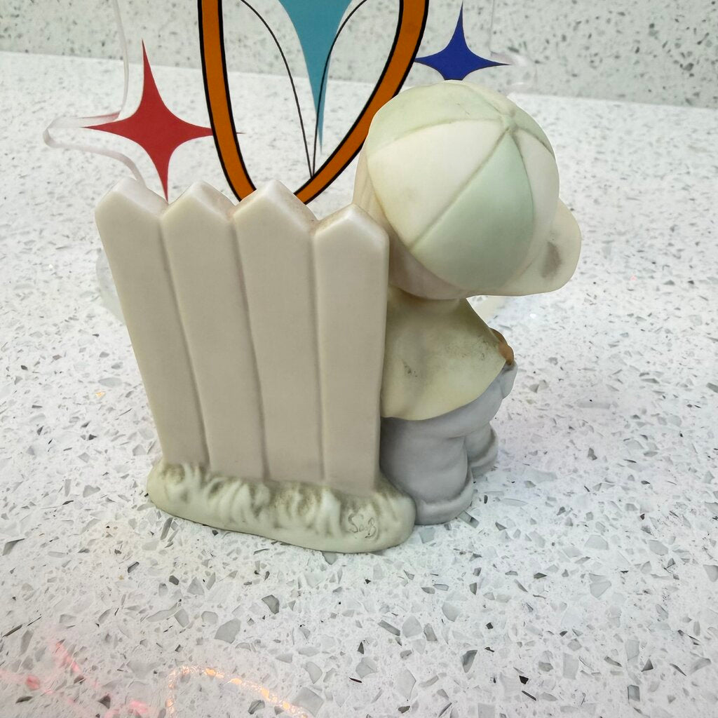 1993 Precious Moments Sammy #529222 Sammy’s Circus Figurine