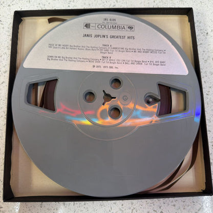 anis Joplin Greatest Hits Reel-to-Reel Tape Columbia 1R1 6105