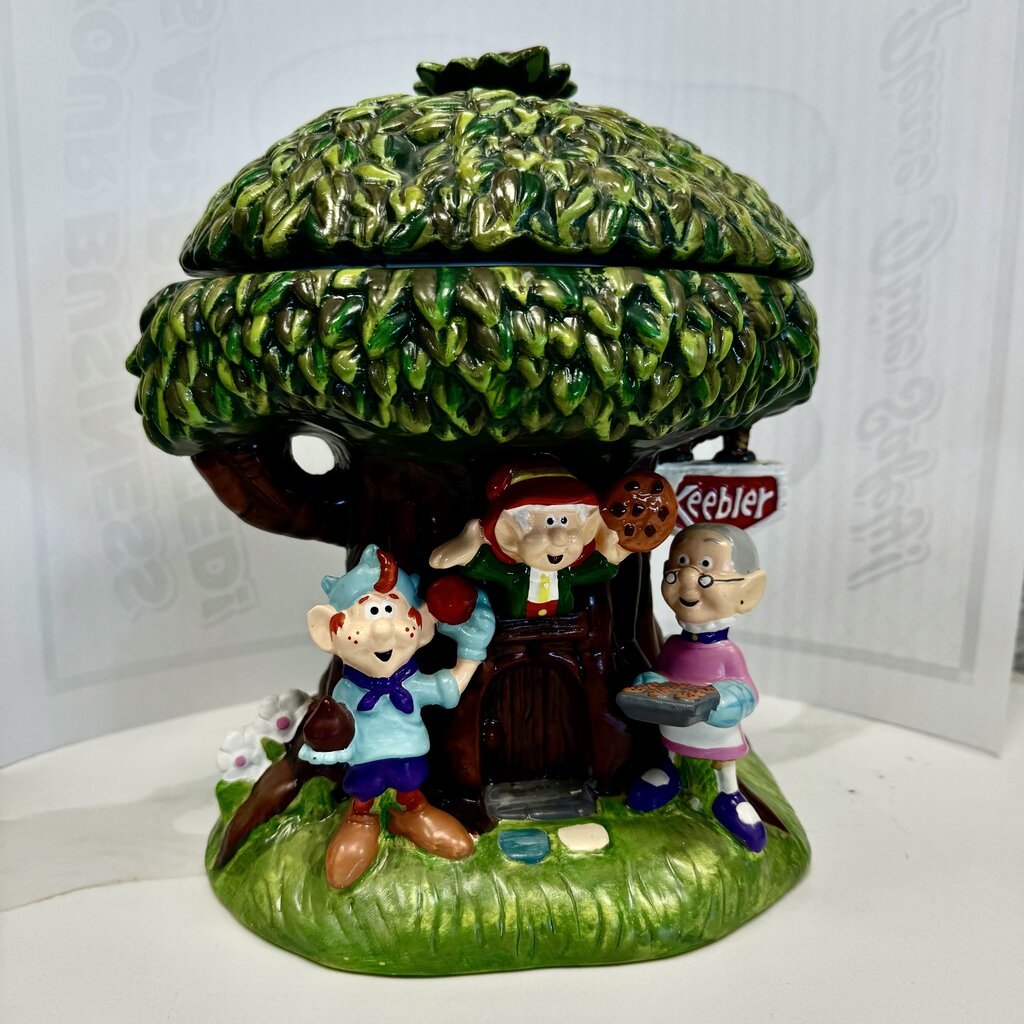 2000 Keebler Millennium Hollow Tree Cookie Jar – Limited Edition #3538/20,000