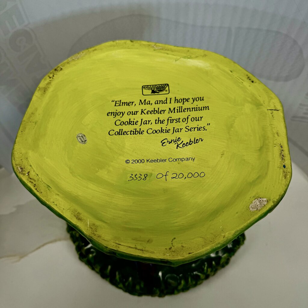 2000 Keebler Millennium Hollow Tree Cookie Jar – Limited Edition #3538/20,000