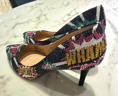 INC Zitah POW WHAM Pumps | Comic Book Statement Heels