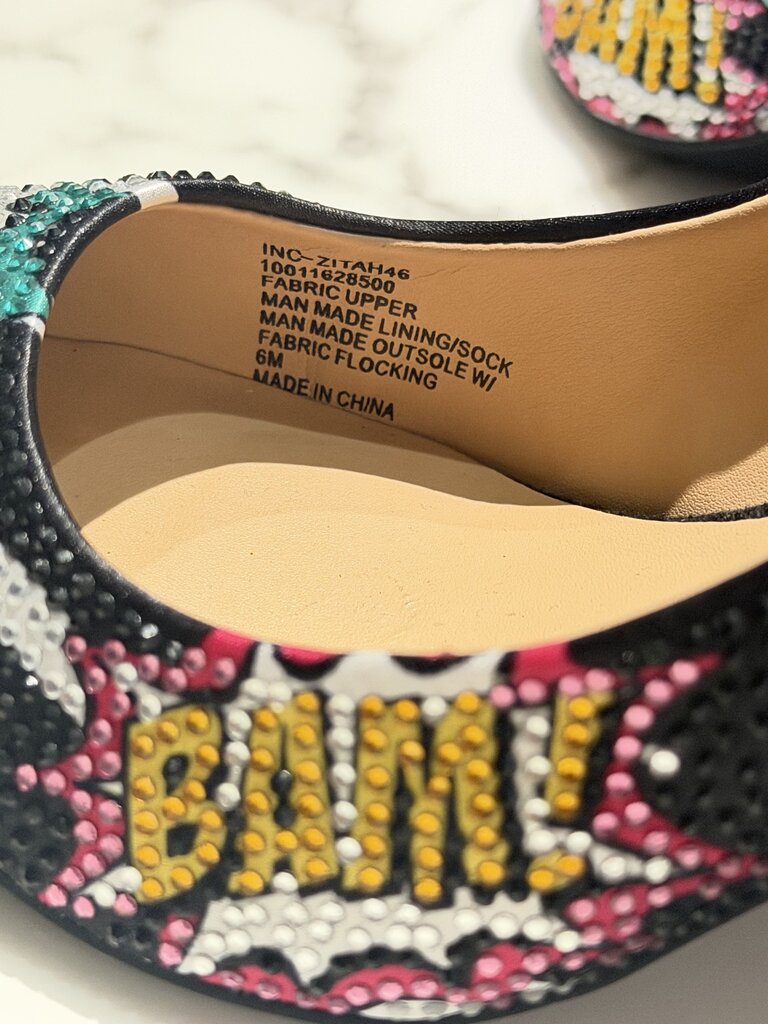 INC Zitah POW WHAM Pumps | Comic Book Statement Heels