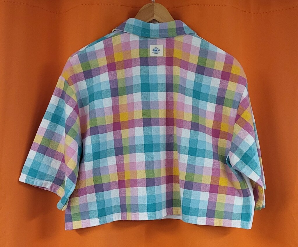 Retro Xanax Boxy Crop Top Women's L | Mended Wing