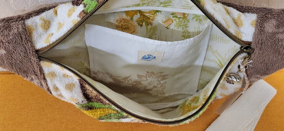 Vintage Harvest Raccoon Terry Towel Bum Bag | Mended Wing