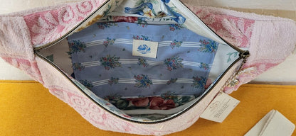 Pink Cannon Monticello Vintage Terry Towel Bum Bag | Mended Wing