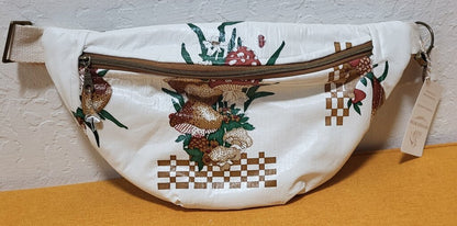 Large Vinyl Mushroom Bum Bag | Mended Wing