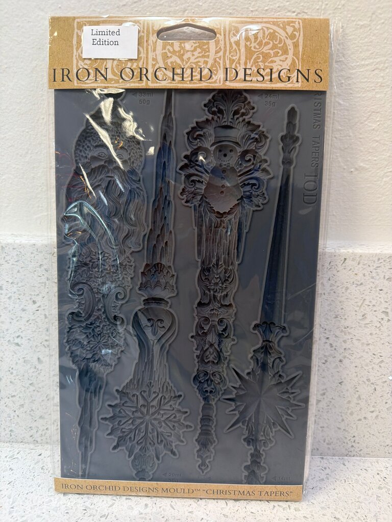 Iron Orchid Designs Limited Edition Christmas Tapers Mould