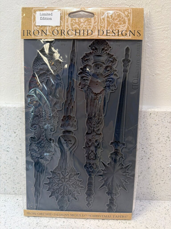 Iron Orchid Designs Limited Edition Christmas Tapers Mould