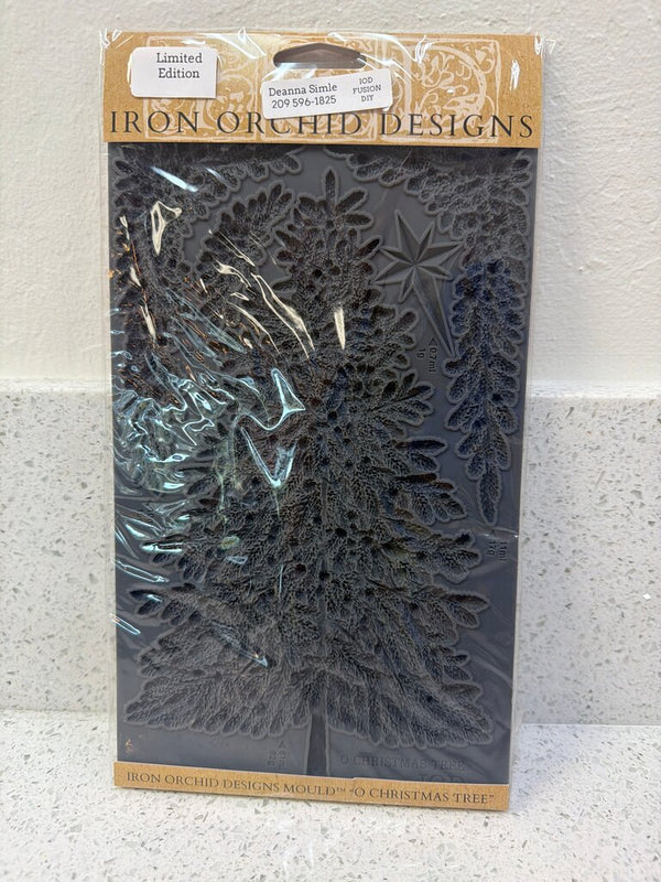 Iron Orchid Designs O Christmas Tree Mould