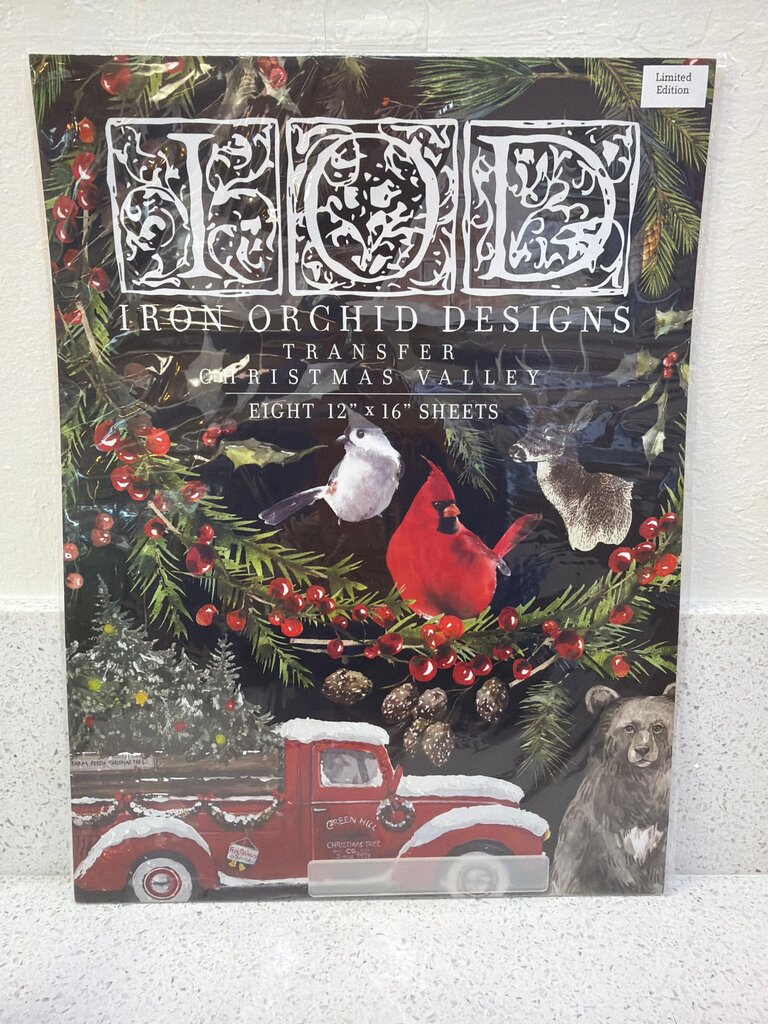 Iron Orchid Designs Christmas Valley Transfer