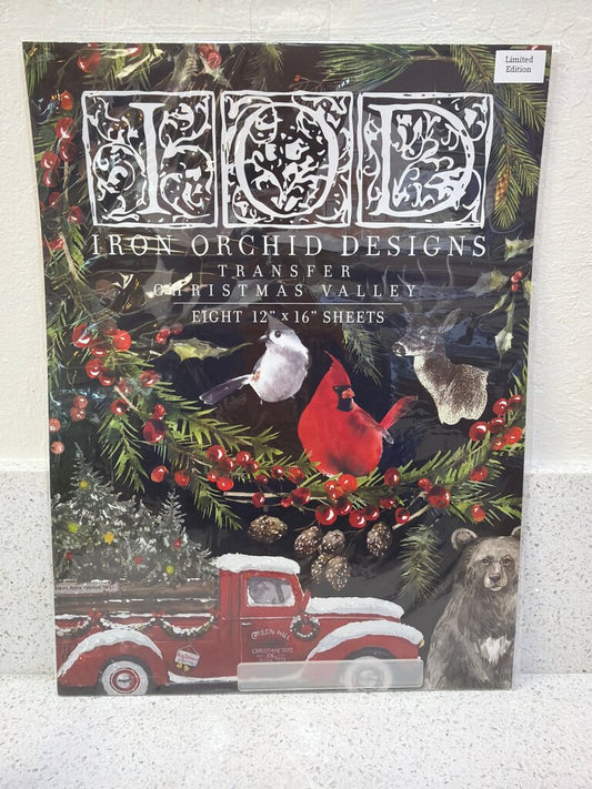Iron Orchid Designs Christmas Valley Transfer