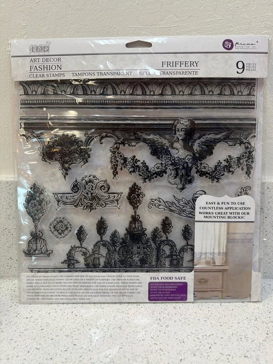 Iron Orchid Design Friffery Clear Stamps Set