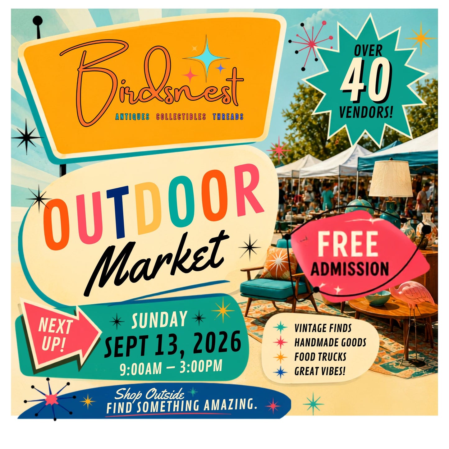 SEPT 13TH OUTDOOR MARKET