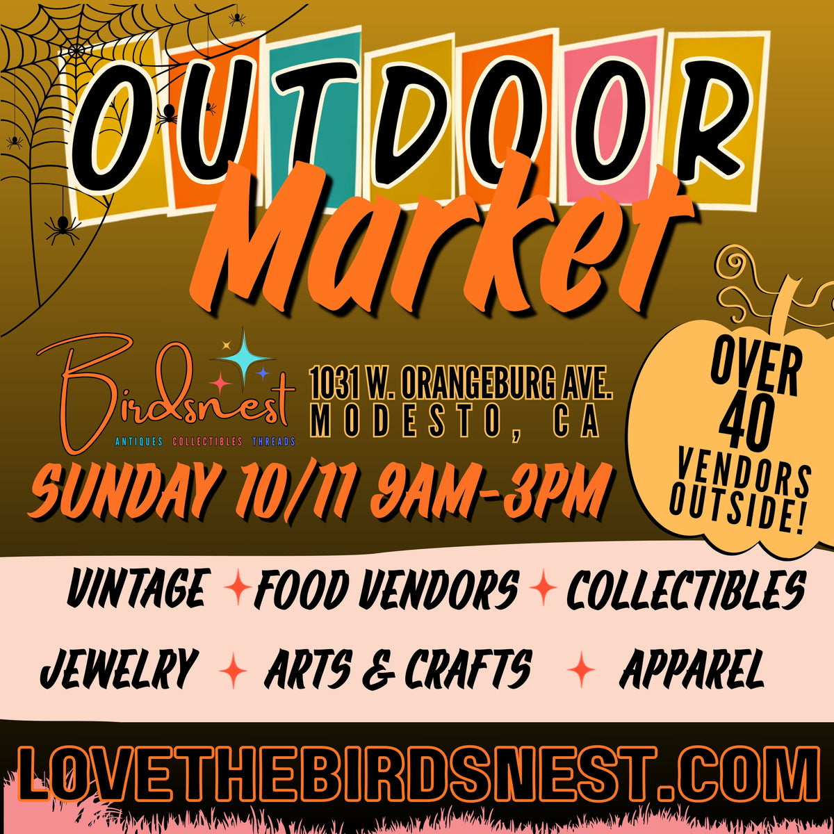 OCT 11TH OUTDOOR MARKET